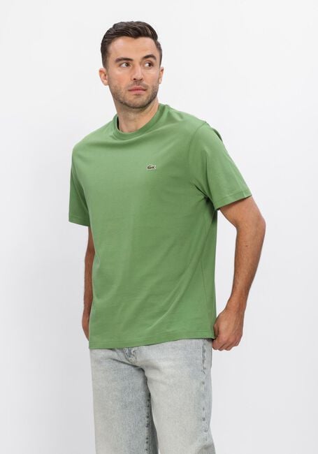 Groene LACOSTE T-shirt COTTON T-SHIRT - large
