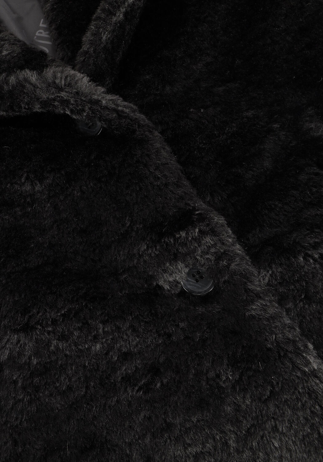 Zwarte NOTRE-V Faux fur jas NV-ECRIN - large