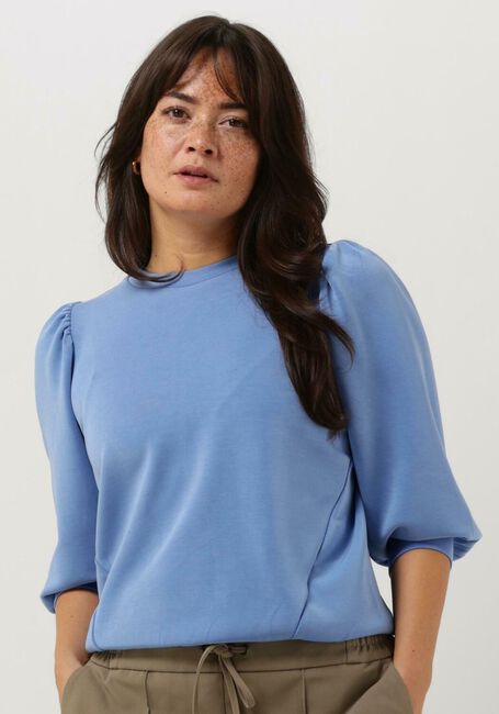 Blauwe SELECTED FEMME Trui SLFTENNY 3/4 SWEAT TOP - large