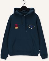 Donkergroene WOODBIRD Sweater POPE DOUBLE HOODIE Donkergroene WOODBIRD Sweater POPE DOUBLE HOODIE - medium