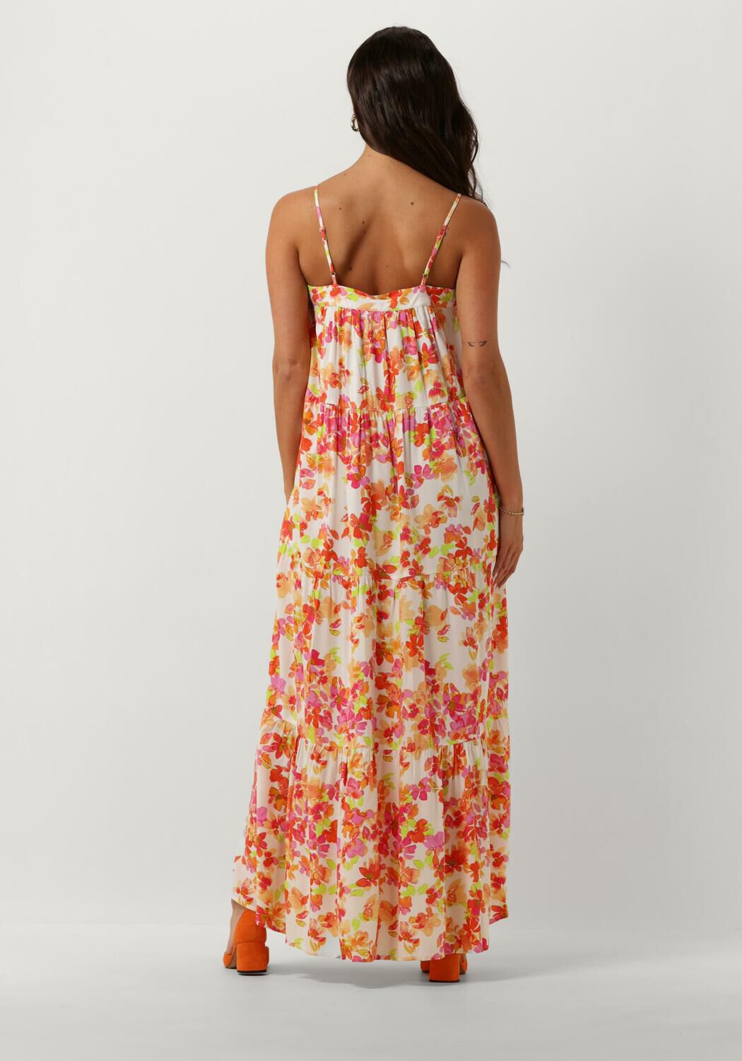 Y.A.S. Dames Jurken Yasflima Strap Ankle Dress Oranje