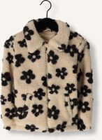 Beige DAILY7 Faux fur jas TEDDY FLOWER JACKET - medium