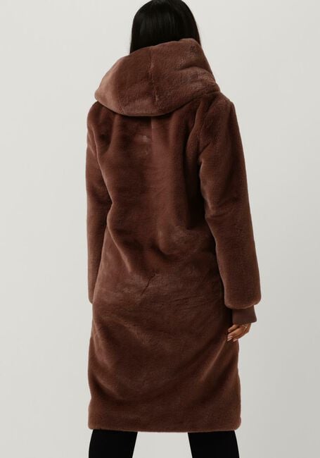 Paarse MOSCOW Faux fur jas NADJANA - large