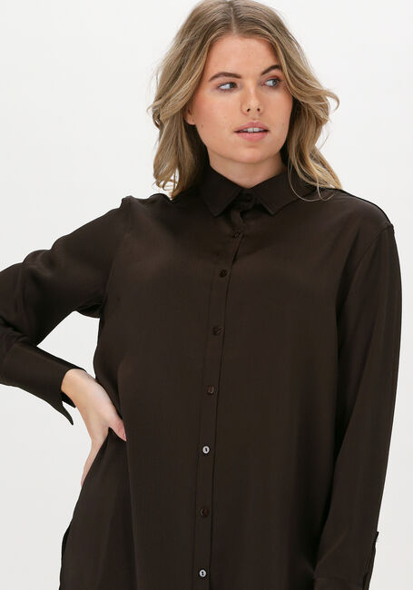 Bruine NEO NOIR Blouses MARGIT CREPE SATIN BLOUSE - large