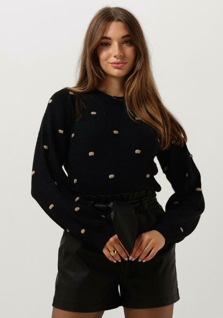 Zwarte OBJECT Trui OBJEVE NOSIA L/S PULLOVER OAP - large