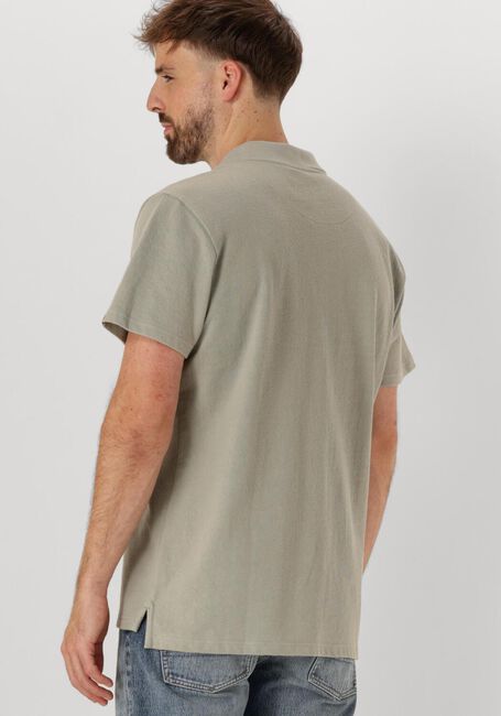 Groene BUTCHER OF BLUE Polo ADRIEN LOOSE ZIP POLO - large