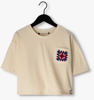 Gebroken wit LOOXS T-shirt OVERSIZED CROP T-SHIRT - medium