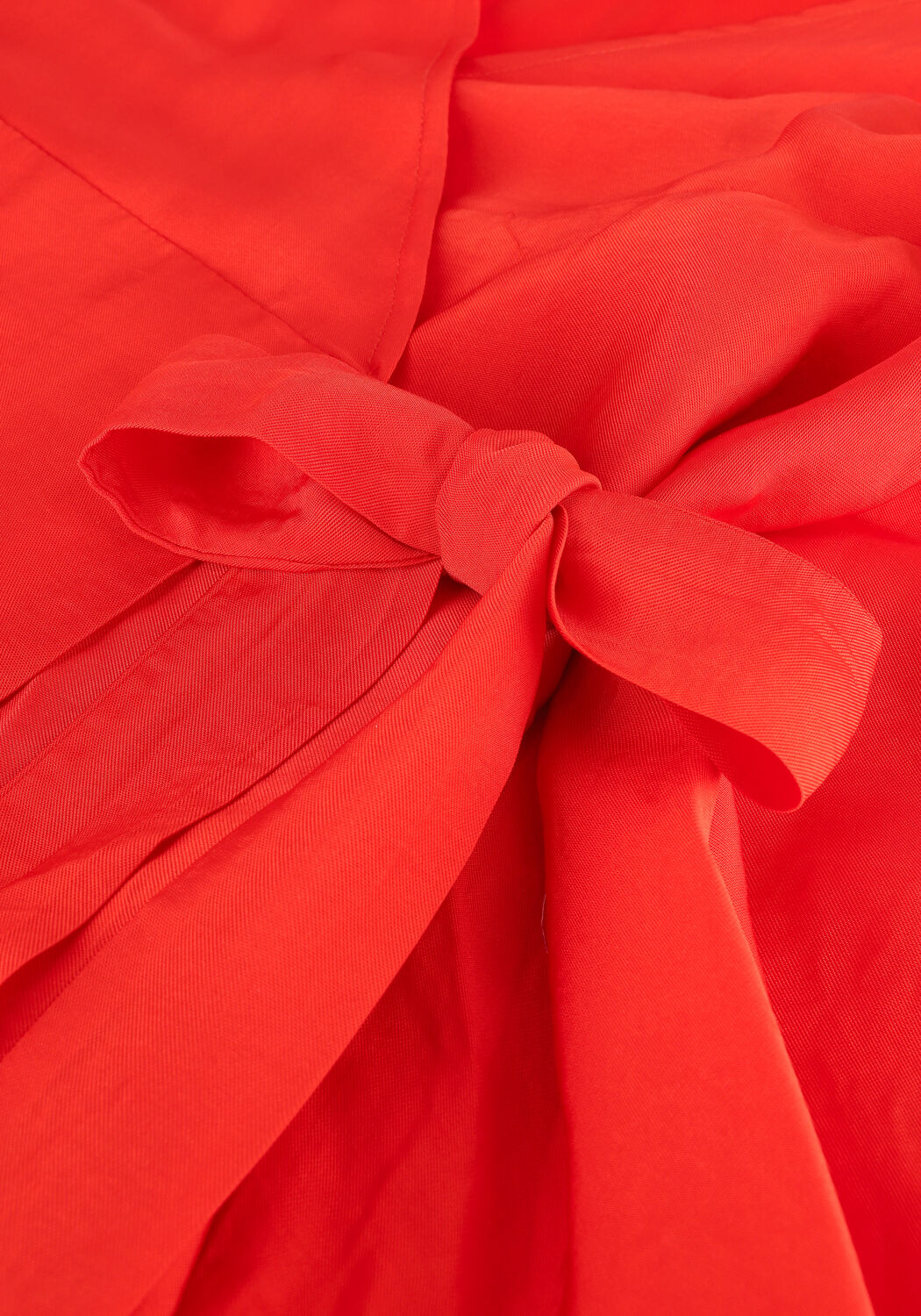 Oranje GESTUZ Midi jurk LUELLA LONG WRAP DRESS - large