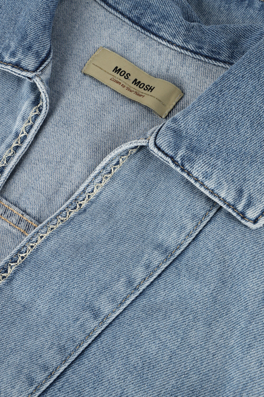 Lichtblauwe MOS MOSH Blouses MERLA - large