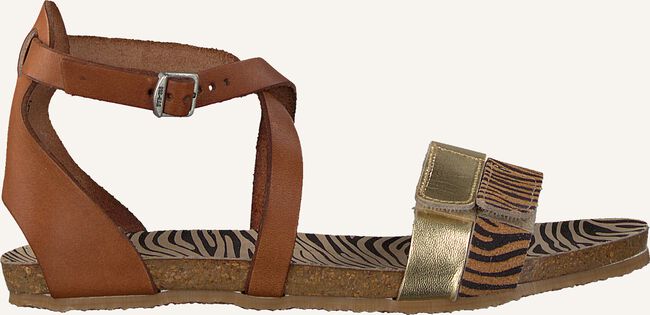 Cognac RED-RAG Platte sandalen 19280 Cognac RED-RAG Platte sandalen 19280 - large