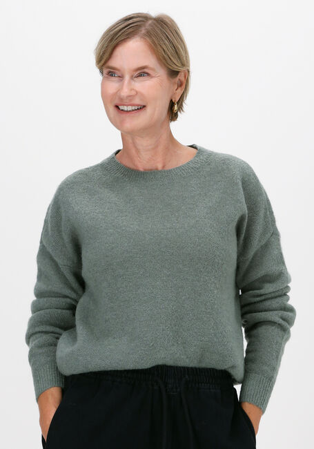 Groene MSCH COPENHAGEN Trui FEMME MOHAIR O PULLOVER 16161 - large