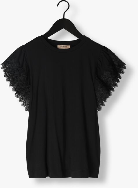 Zwarte TWINSET MILANO T-shirt KNITTED BLOUSE - large