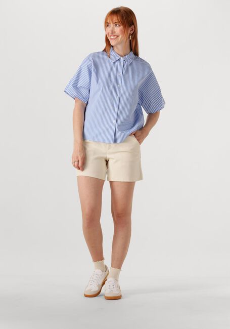 Beige OBJECT Shorts OBJLISA MW RE SHORTS - large