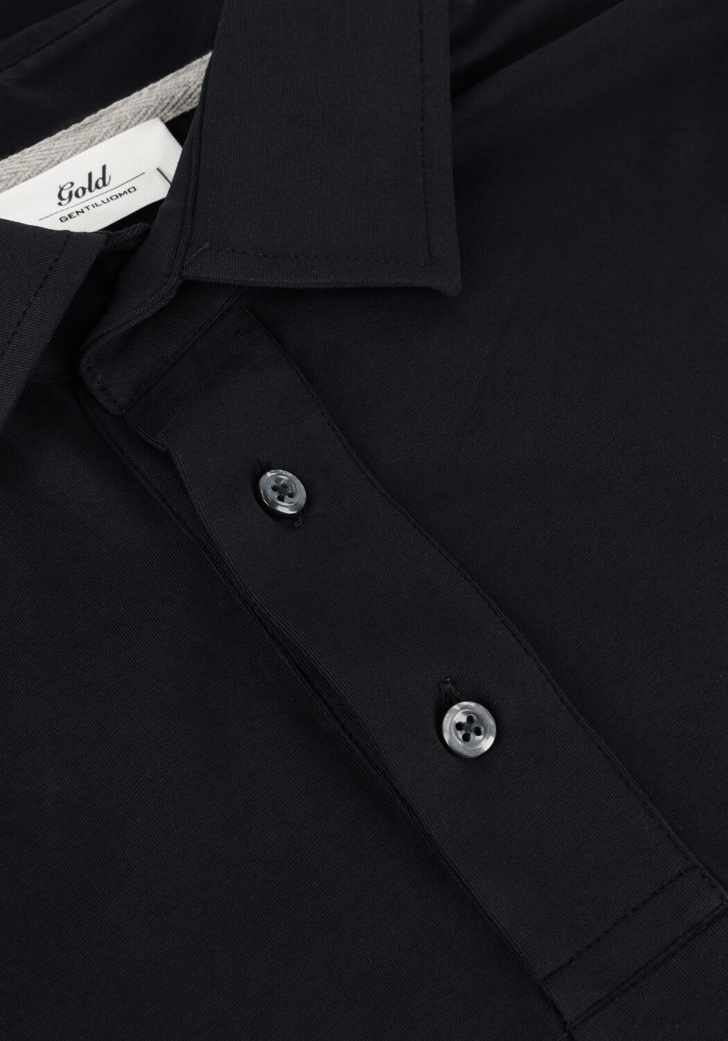 Donkerblauwe GENTILUOMO Polo POLO 3 BUTTON J2017-202 - large