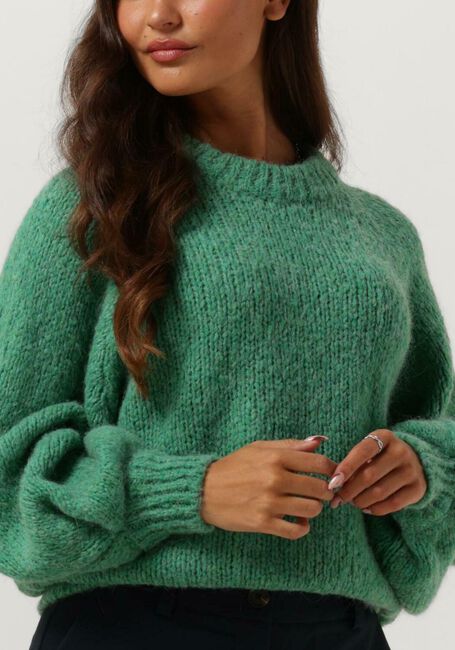 Groene BY-BAR Trui LUCIA PULLOVER - large