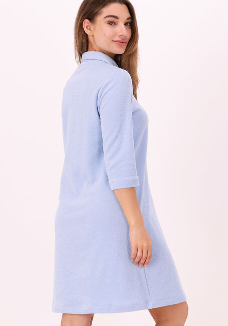 Lichtblauwe VANILIA Mini jurk TOWEL POLO DRESS - large