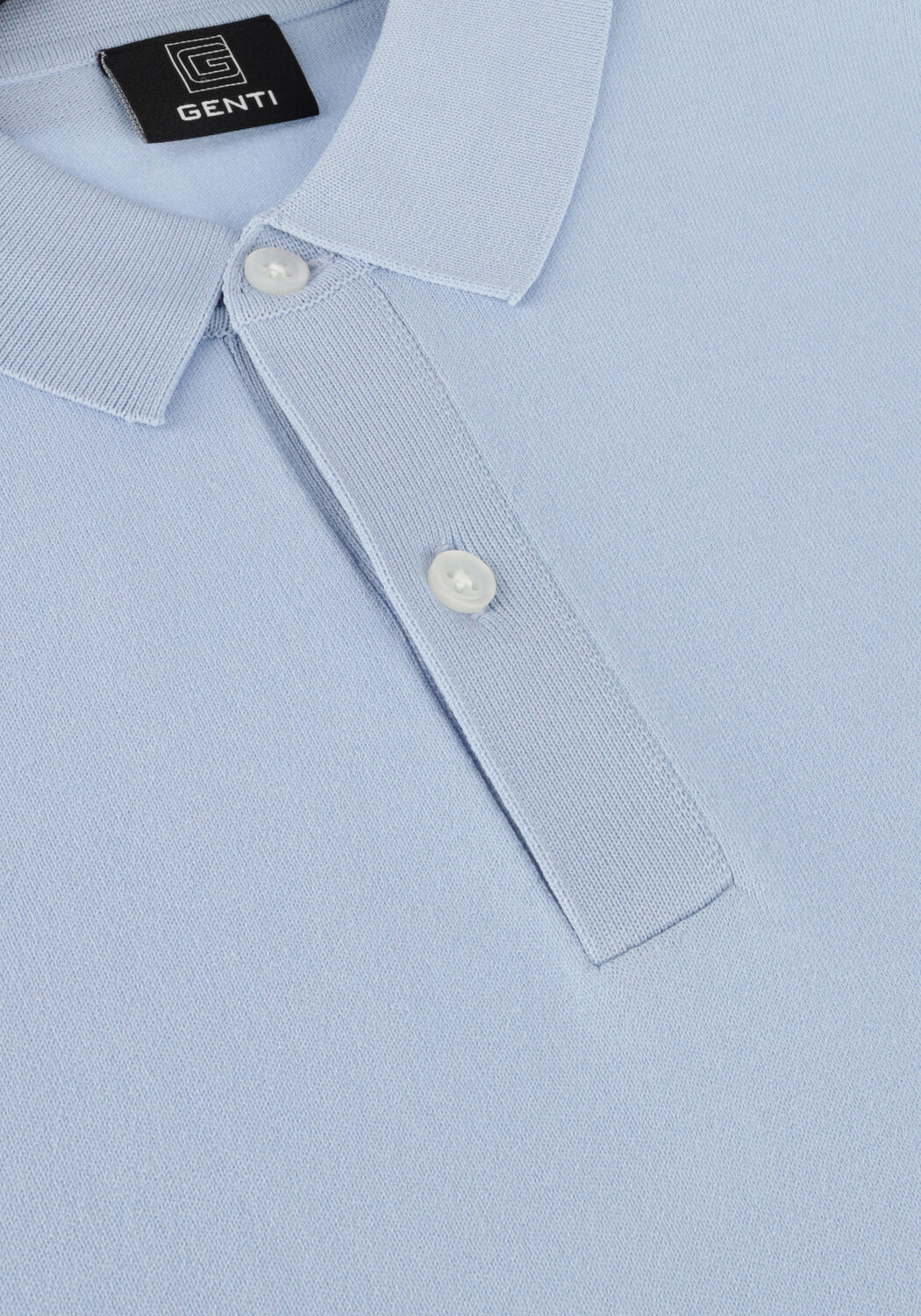 Lichtblauwe GENTI Polo K7024-1260 - large