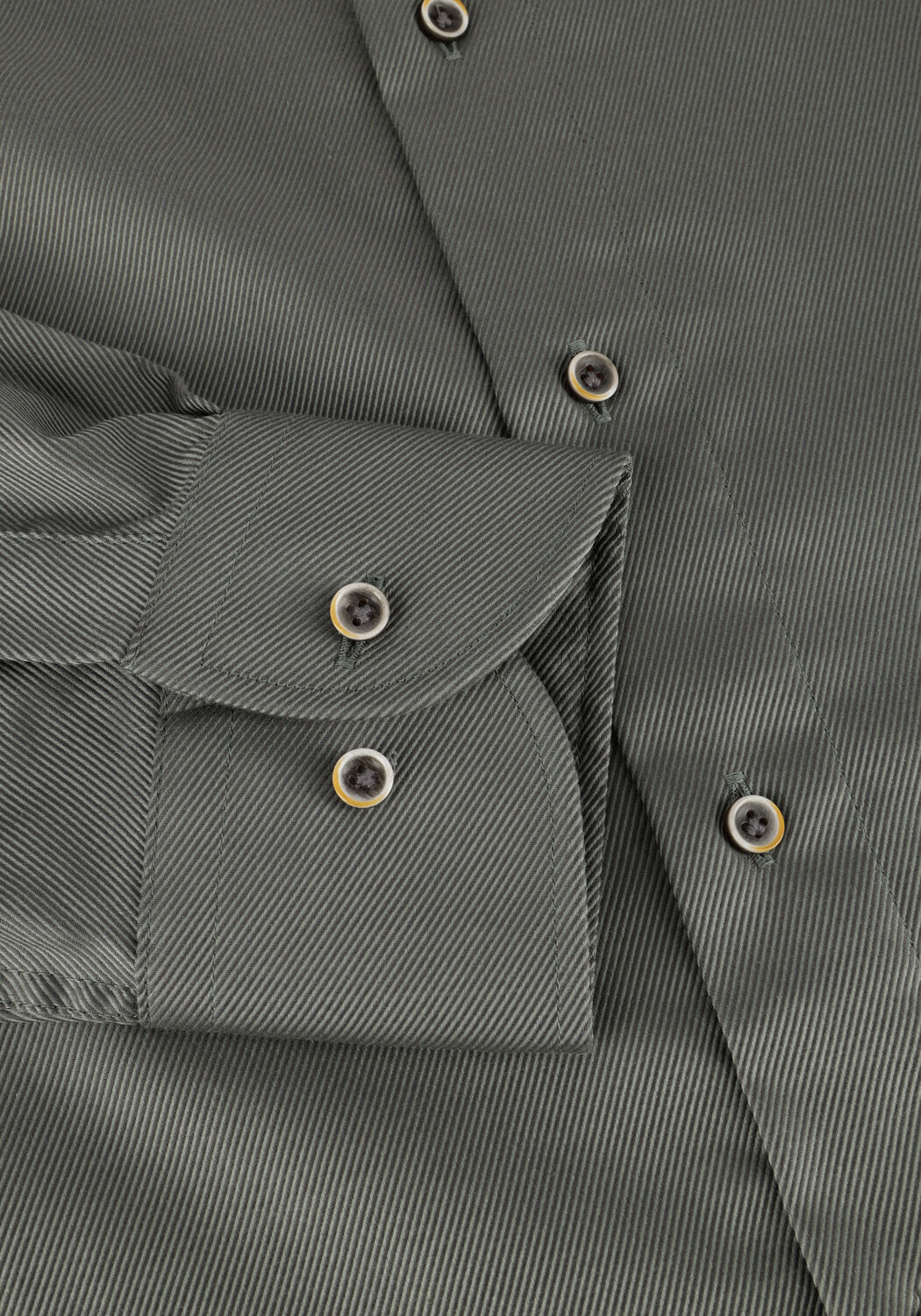 Groene PROFUOMO Klassiek overhemd SHIRT CUTAWAY SC SF NON IRON - large