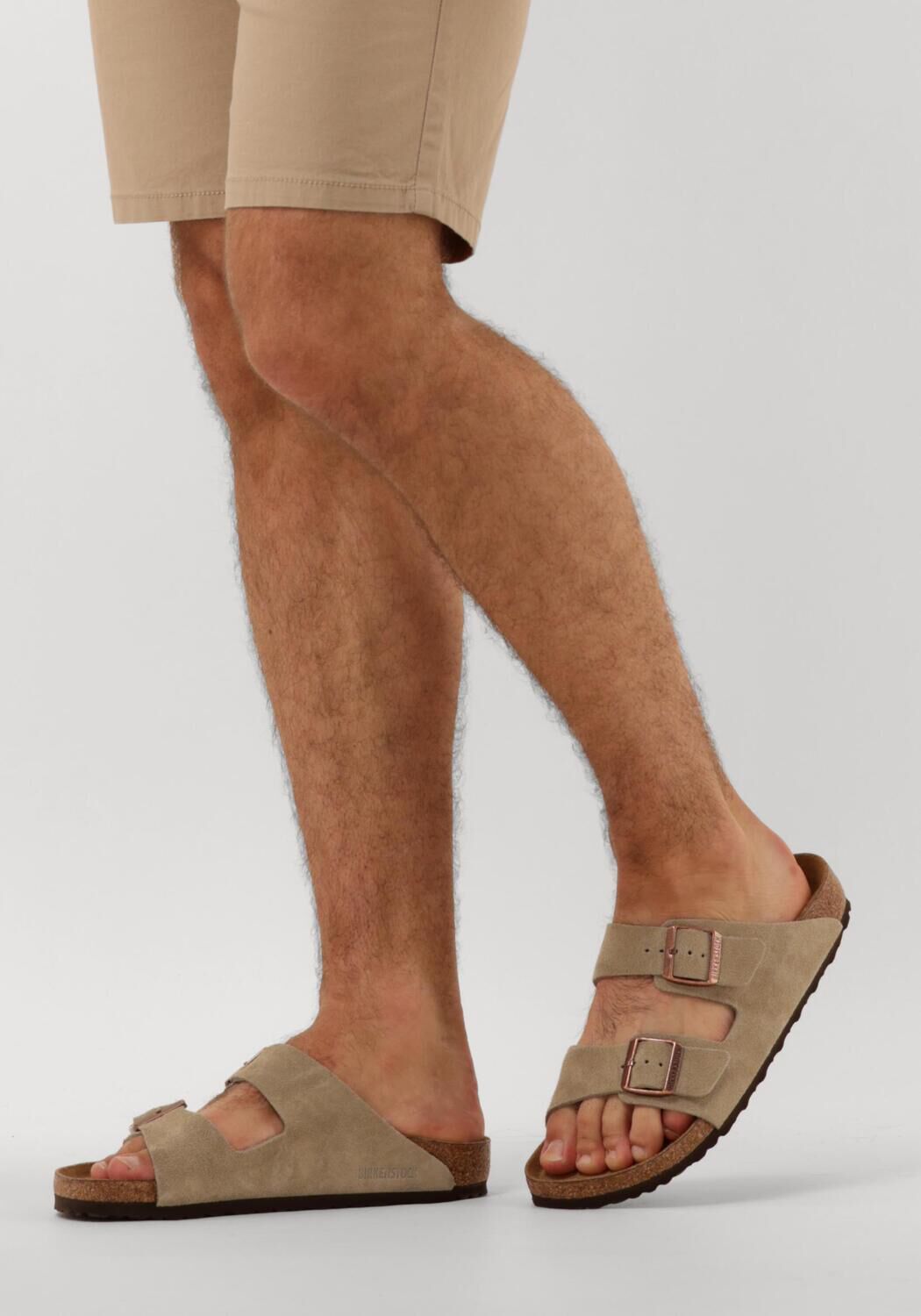 taupe birkenstock slippers arizona heren
