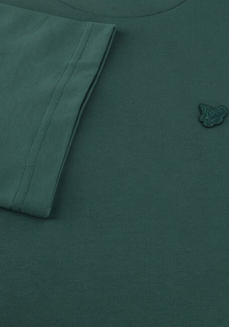 Donkergroene LYLE & SCOTT T-shirt HEAVY WEIGHT RELAXED T-SHIRT - large