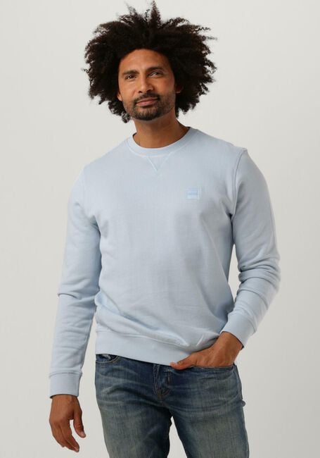 Lichtblauwe BOSS Sweater WESTART - large