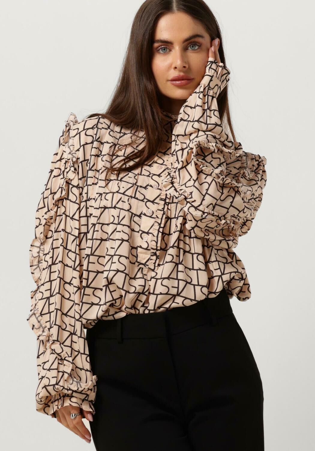 EST'SEVEN Dames Blouses Lizzy Blouse Lichtroze