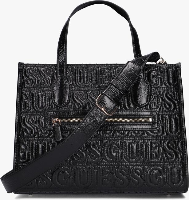 Zwarte GUESS Handtas SILVANA 2 COMPARTMENT TOTE - large