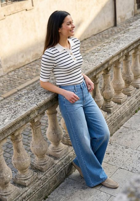 Blauwe LEVI'S Wide jeans 728 HR WIDE LEG - large