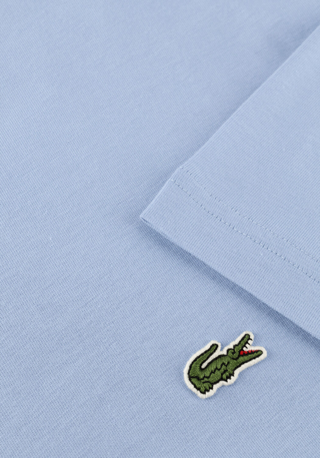 Lichtblauwe LACOSTE T-shirt COTTON T-SHIRT - large