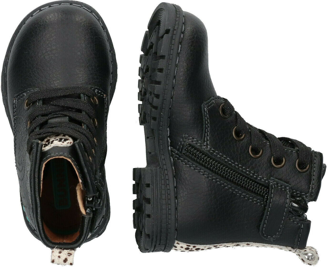 Zwarte BUNNIESJR Biker boots TESS TROTS - medium