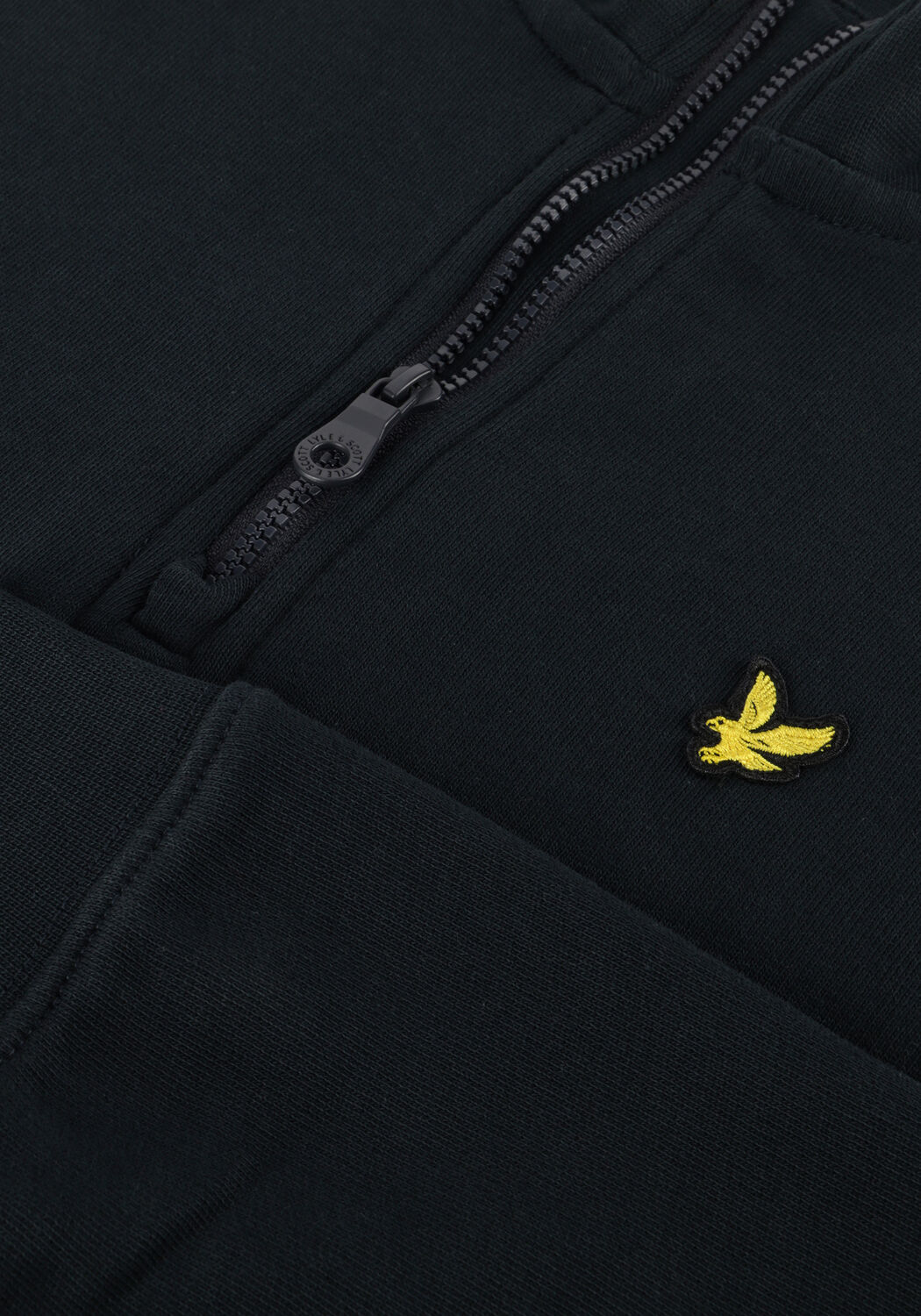 Donkerblauwe LYLE & SCOTT Trui QUARTER ZIP PULLOVER - large