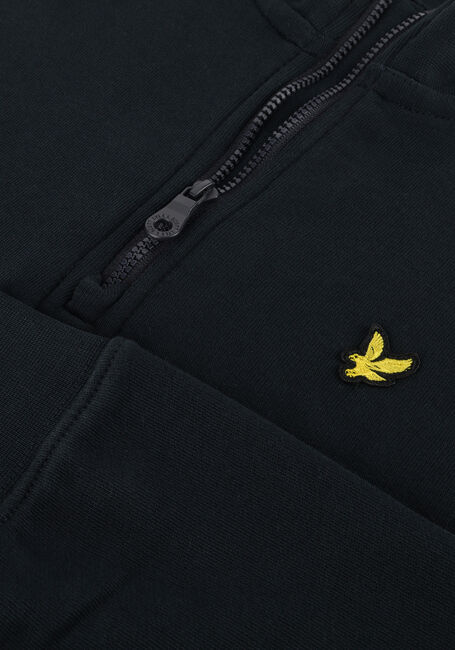 Donkerblauwe LYLE & SCOTT Trui QUARTER ZIP PULLOVER - large