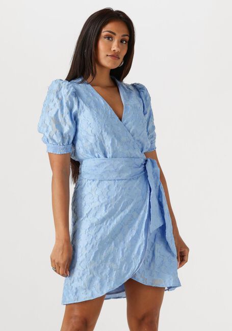 Lichtblauwe FREEBIRD Mini jurk BLOSSOM MINI - large