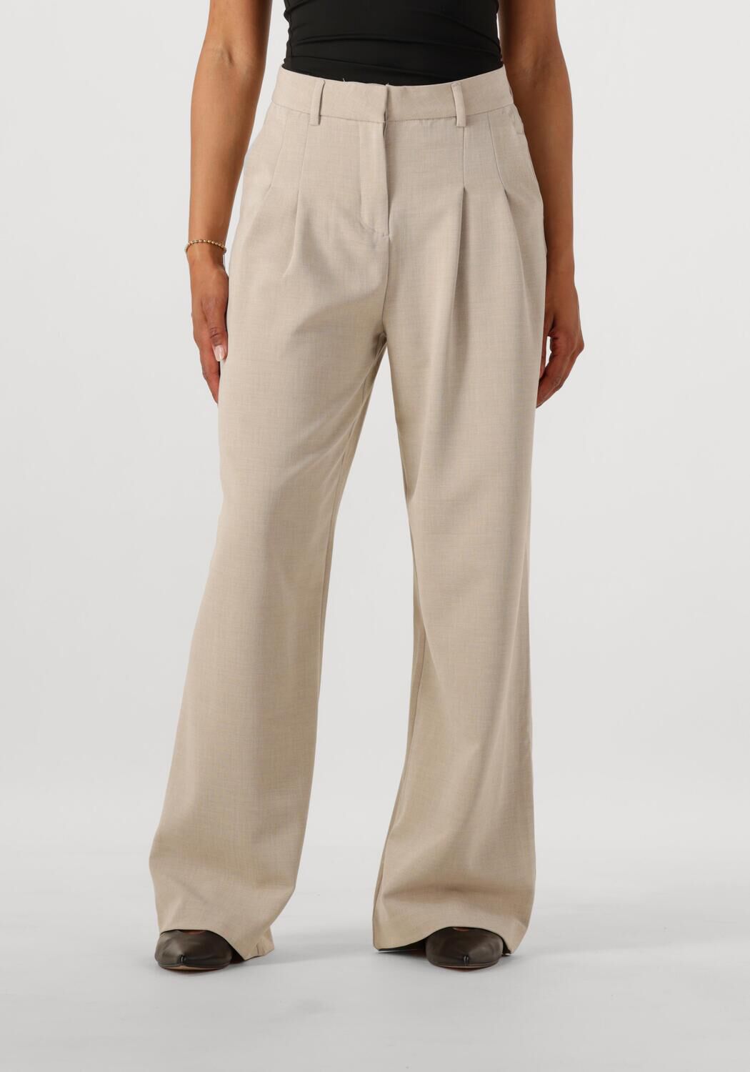 MSCH COPENHAGEN Dames Broeken Mschmirabelle Michelle Hw Pleat Pants Beige