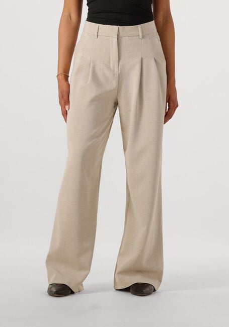 Beige MSCH COPENHAGEN Pantalon MSCHMIRABELLE MICHELLE HW PLEAT PANTS - large