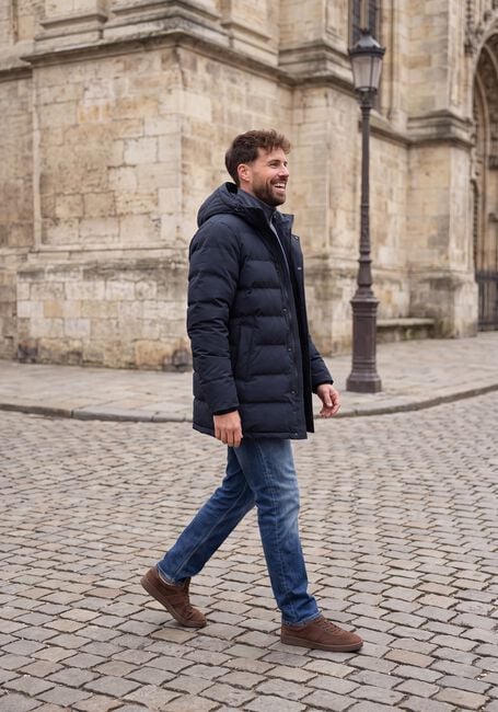 Donkerblauwe AIRFORCE Parka's CHUCK PARKA - large