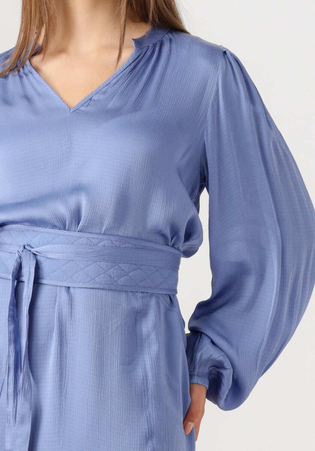LOLLYS LAUNDRY Dames Jurken Parisll Midi Dress Ls Blauw
