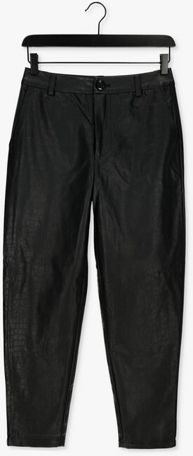 Zwarte ALIX THE LABEL Pantalon LADIES WOVEN FAUX CROCO MOM PANTS - large