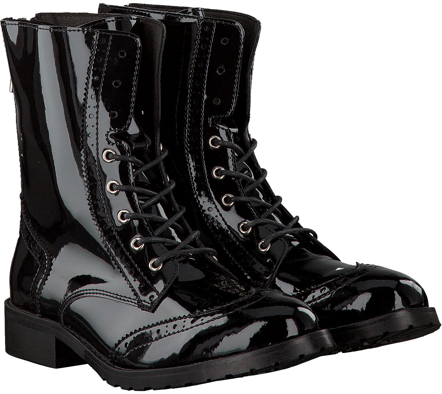 Zwarte NIK \u0026 NIK Veterboots G9269 | Omoda