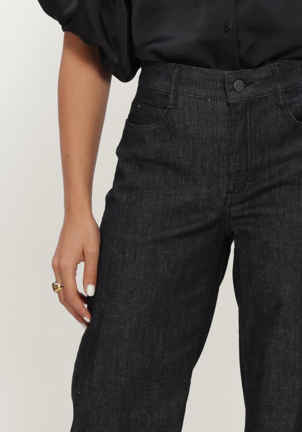 Donkerblauwe MAC Wide jeans 0357L DREAM WIDE AUTHENTIC WIDE LEG - large