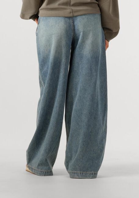 Olijf SUMMUM Wijde broek TROUSERS WASHED MODAL SCUBA - large