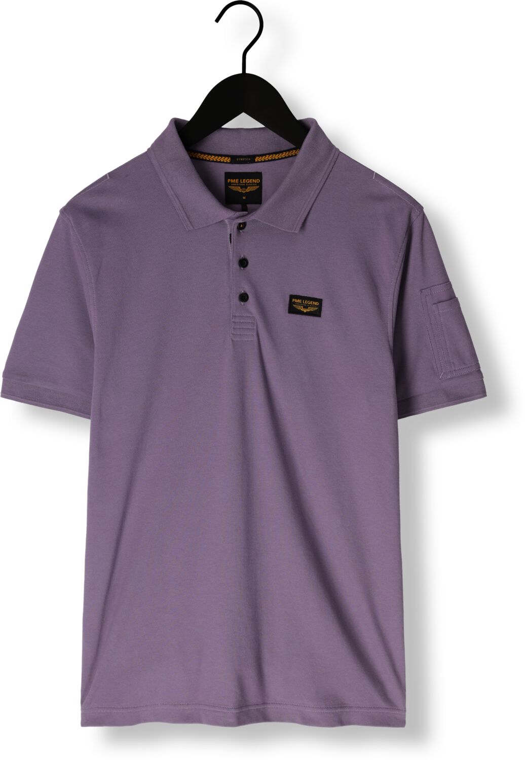 PME LEGEND Heren Polo's & T-shirts Trackway Polo Lila