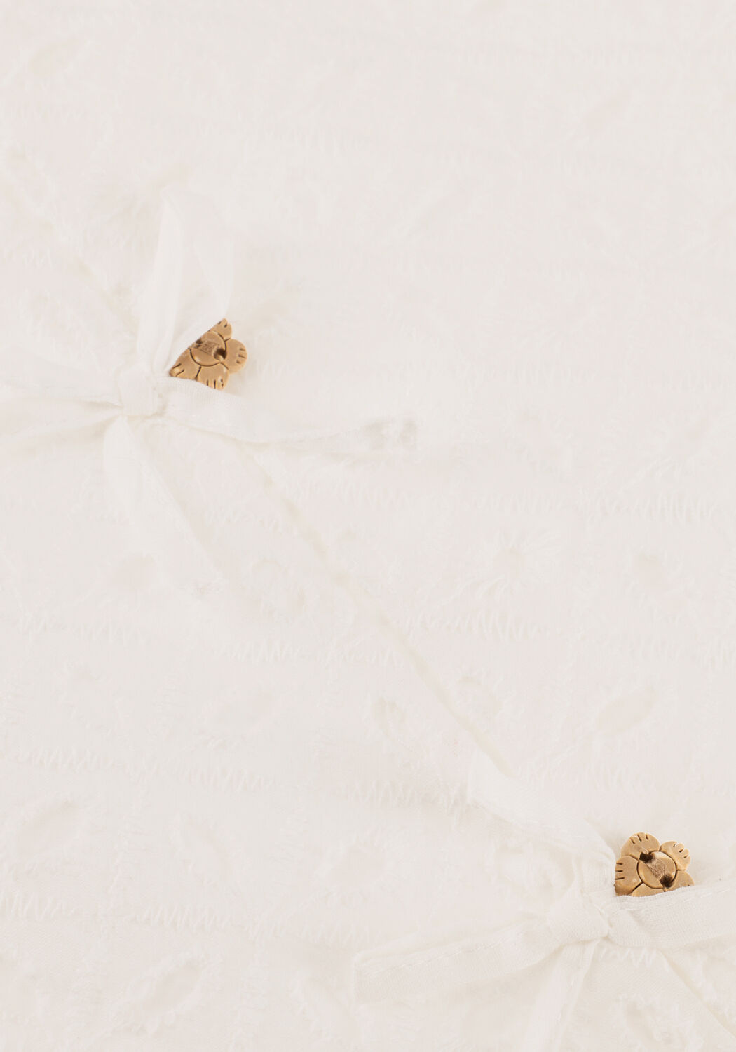 Gebroken wit LIKE FLO Top CHARLOTTE FLO BRODERIE BLOUSE - large