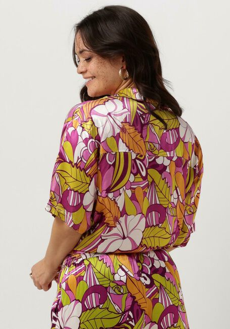 Multi COLOURFUL REBEL Blouses CELESTE FLORAL SHORT SLEEVE BLOUSE - large