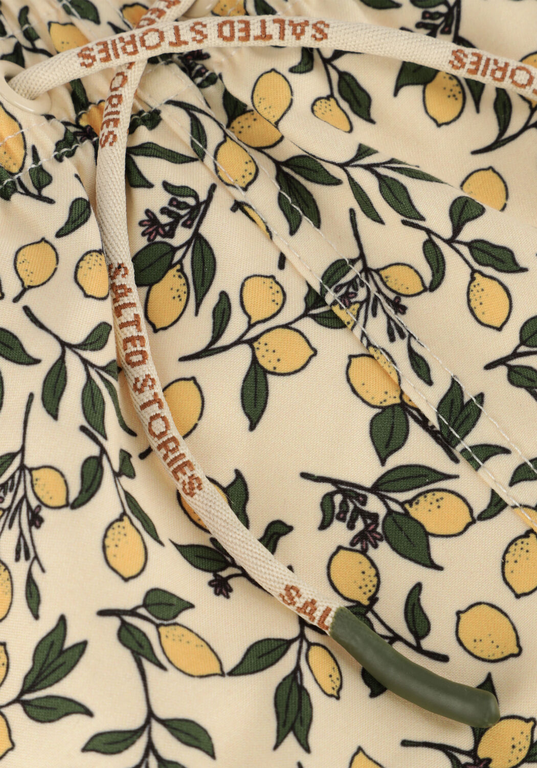 Beige SALTED STORIES Zwembroeken LEMONS SWIM SHORTS - large