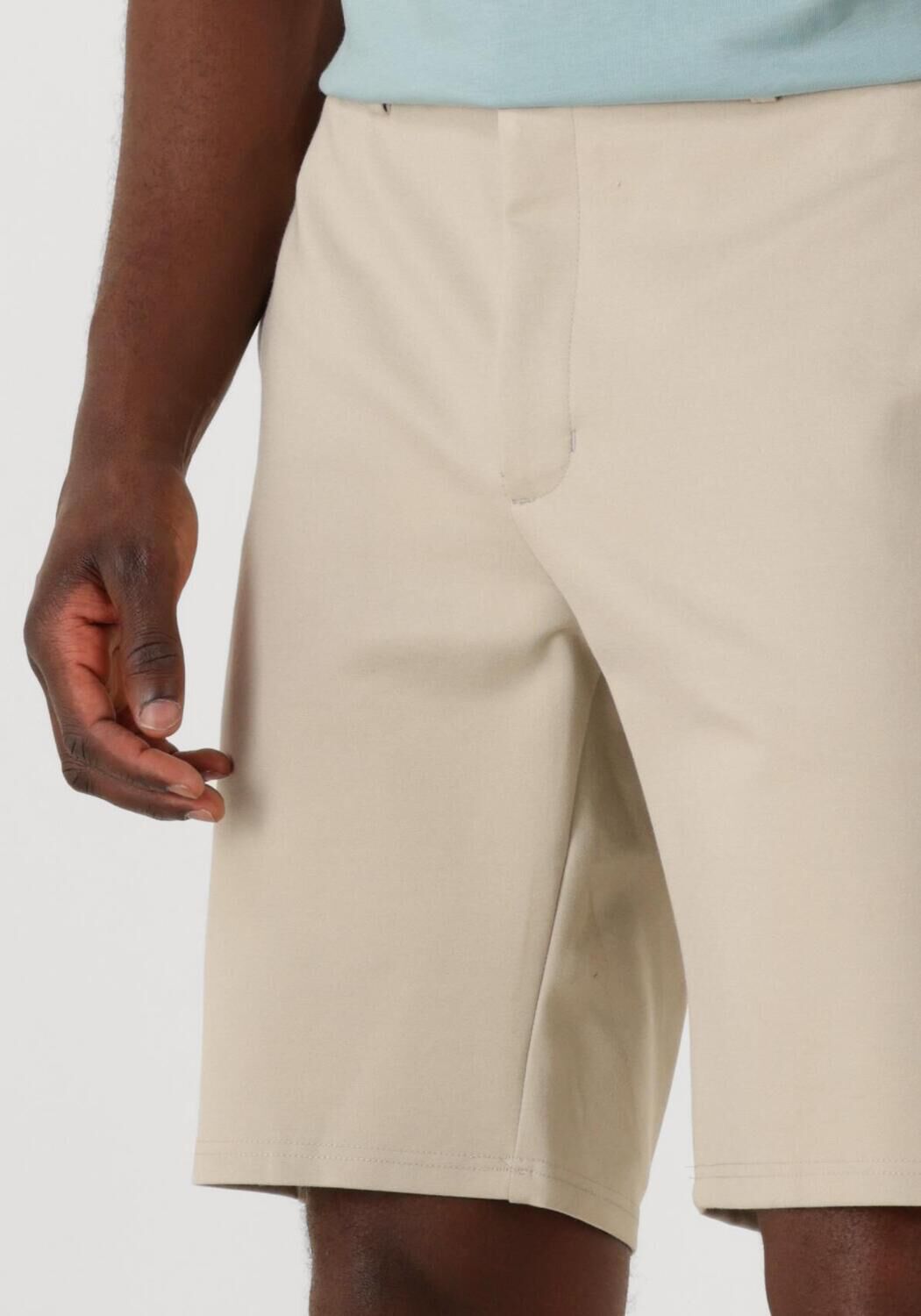 PURE PATH Heren Broeken Slim Fit Smart Shorts Beige