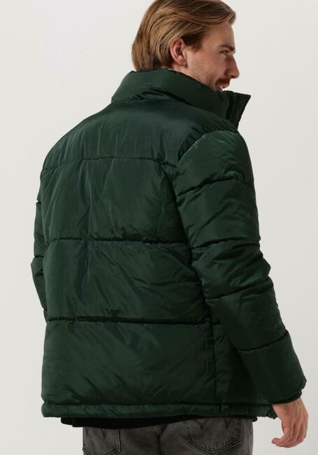Donkergroene COLOURFUL REBEL Gewatteerde jas FINCH PUFFER JACKET - large