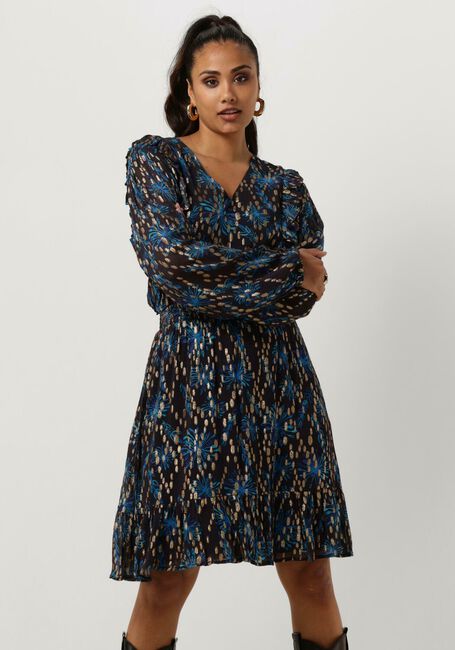 Donkerblauwe CIRCLE OF TRUST Mini jurk EVA DRESS - large