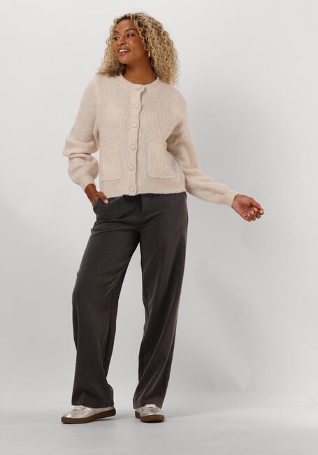 Beige SELECTED FEMME Vest SLFSIA RAS LS KNIT POCKET - large