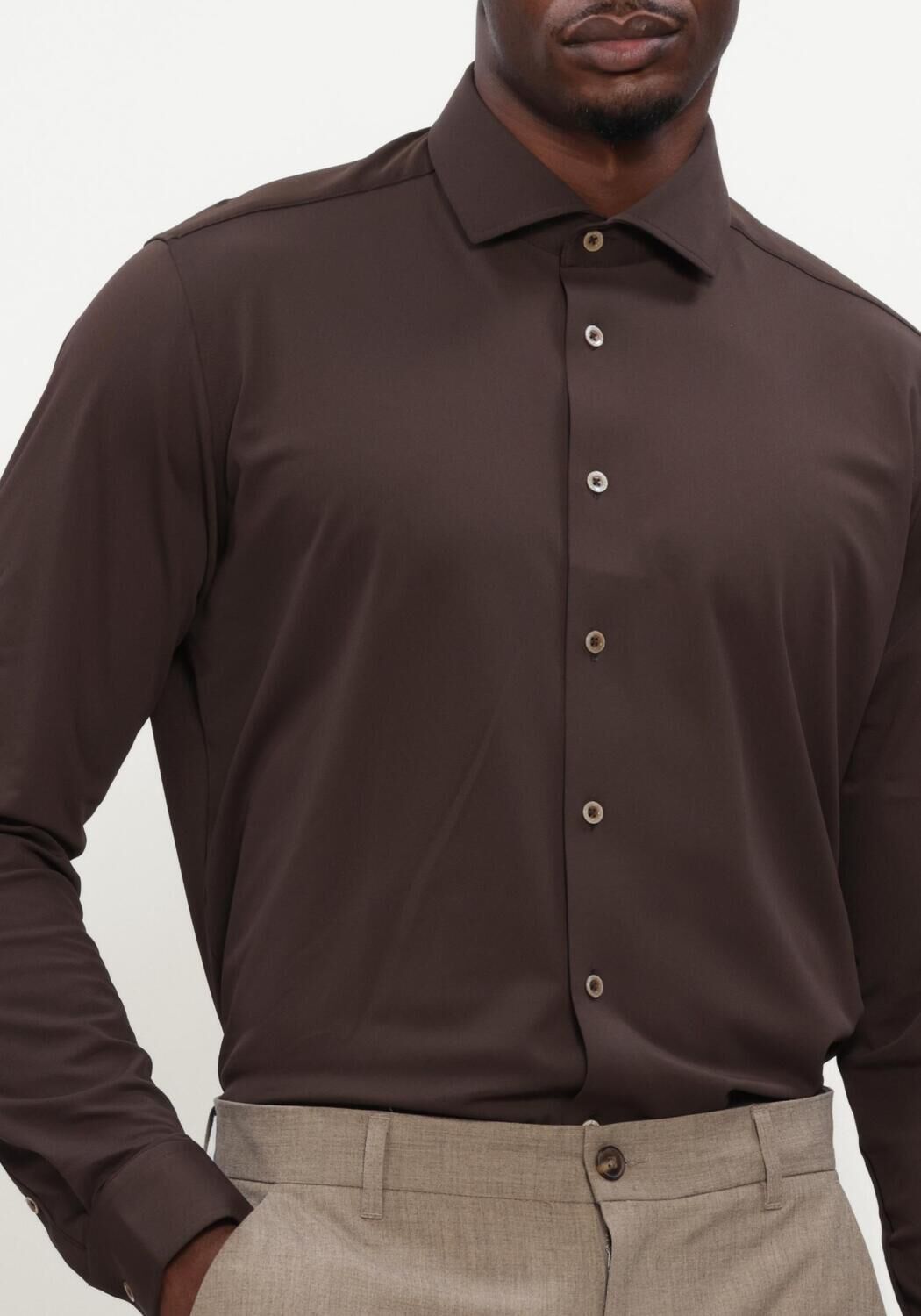 BLUE INDUSTRY Heren Overhemden Shirt Bruin